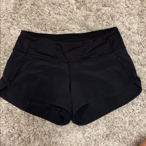 Lulu black speed shorts